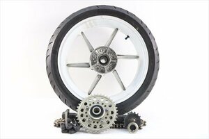 1円スタート:XJR1300[04社外後　Y'SGEAR　ワイズギア　リアホイール　6J]検XJR1200｝F