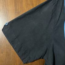 アメリカ古着　半袖　シャツ　ツートン　バイカラー　シルク製　XLサイズ　ヴィンテージ　【U13】_画像8