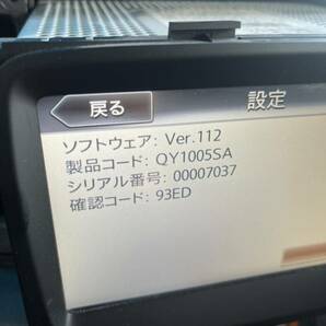 カーナビ スズキ純正ナビ クラリオン Clarion QY-1005 BT/TV/AUX/SD 動作確認済みの画像5