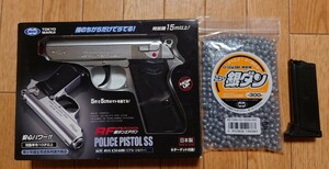 【生産終了品】東京マルイ 銀ダン POLICE PISTOL シルバー PPK 10才以上