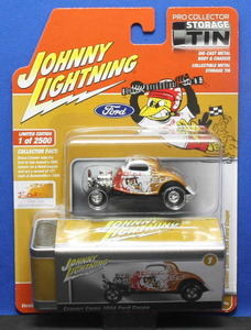 1/64 Johnny Lightning 1934 Ford coupe Ford Coupe Crower Cams( Gold )*