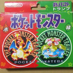 ポケットモンスター トランプ 赤 緑 ポケモン 任天堂 Nintendo 新品の画像1