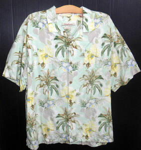 β美品 TOMMY BAHAMA トミーバハマ シルク100% アロハシャツ XL