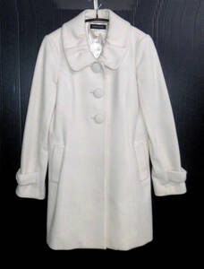 * beautiful goods L'EST ROSE L'Est Rose wool big color coat size 2 (M) cream color 