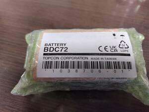 トプコン　純正バッテリー　BDC72　未開封　新品未使用