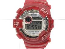 ◆ 電池交換済 CASIO カシオ Baby-G フロッグマン BGW-104K イルクジ 2003 デジタル レディース 腕時計 レッド イルカ クジラ ◆_画像3