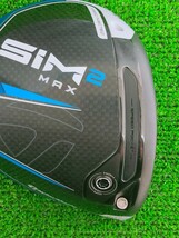 【送料無料】TaylorMade テーラーメイド SIM2 MAX シム2マックス 9.0° 9.0度 ヘッド単品。ヘッドカバー付き（DH509）_画像4