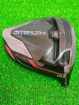 【送料無料】TaylorMade テーラーメイド STEALTH PLUS ステルスプラス 10.5° 10.5度 ヘッド単品。ヘッドカバー付き（DH527）_画像2