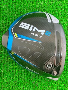 【送料無料】TaylorMade テーラーメイド SIM2 MAX シム2マックス 10.5° 10.5度 ヘッド単品。ヘッドカバー付き（DH533）