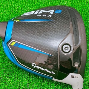 【送料無料】TaylorMade テーラーメイド SIM2 MAX シム2マックス 9.0° 9.0度 ヘッド単品。ヘッドカバー付き（DH540）の画像2