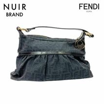 【先着50名限定クーポンを配布中!!】 フェンディ FENDI ハンドバッグ ズッカ キャンバス ブラック_画像1