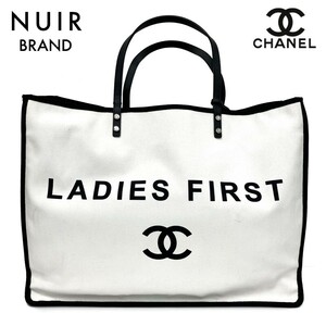 【先着50名限定クーポンを配布中!!】 シャネル CHANEL トートバッグ レディファースト ホワイト