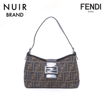 【先着50名限定クーポンを配布中!!】 フェンディ FENDI ショルダーバッグ ズッカ マンマバケット キャンバス ブラウン_画像1