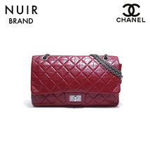 【先着50名限定クーポンを配布中!!】 シャネル CHANEL ショルダーバッグ 2.55 マトラッセ レザー レッド_画像1