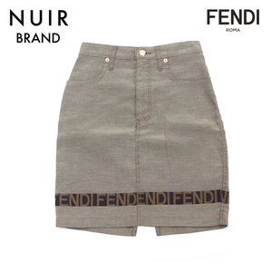 [ first arrival 50 name limitation coupon . distribution middle!!] Fendi FENDI skirt beige 