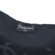 【先着50名限定クーポンを配布中!!】 シャネル CHANEL 半袖Ｔシャツ ココマーク クロップド丈 ベロア 半袖 ブラック_画像4