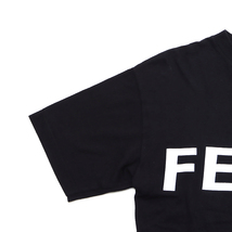 【先着50名限定!クーポン緊急配布中】 フェンディ FENDI 半袖Ｔシャツ ロゴ SIZE 36 ブラック_画像4