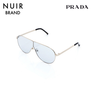 [ прибывший первым 50 название ограничение! купон срочный распространение средний ] Prada PRADA солнцезащитные очки серебряный 