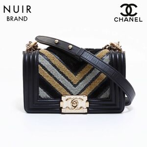 【先着50名限定クーポンを配布中!!】 シャネル CHANEL ショルダーバッグ ボーイシャネル レザー ブラック