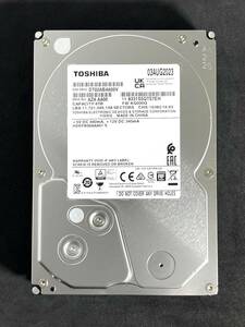 【送料無料】　★ 6TB ★　TOSHIBA / DT02ABA600V　【使用時間： 234 ｈ】　2023年製　稼働極少　3.5インチ内蔵HDD　SATA　AVコマンド対応