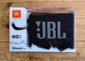 送料込無料！新品未開封！JBL ポータブル ウォータープルーフ スピーカー GO3 ORG 防水・防塵 Bluetooth ゴー3 ブラック