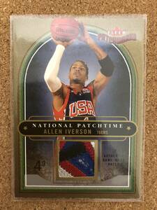 03-04 FLEER PATCWORKS ALLEN IVERSON 072-100