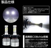 H4 LED ヘッドライト バルブ 最新型 スズキ エブリィ エブリイ ワゴンR トラック キャリィ da17w da64v da64w da17 da17v ジムニー 6500K_画像2