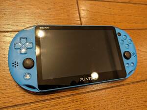 PSVita PCH-2000 ZA23 アクア・ブルー Wi-Fiモデル ＆ メモリーカード 32G