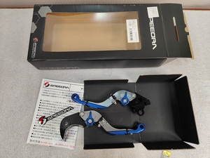 新品★SPEEDRA 可倒延長式 レバーセット クラッチレバー ブレーキレバー GSX-R1000 2007 2008 SUZUKI スズキ SU0405972-BEBE