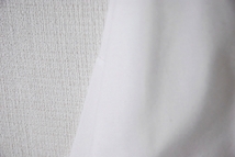 ■新品未使用・アウトレット■ccq/綿ｘ麻裾タックプルオーバーブラウス/オフ白/Mサイズ_画像3