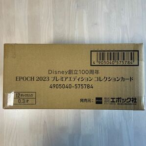 EPOCH エポック2023 PREMIER EDITION Disney 創立100周年 コレクションカード 新品未開封 カートン 検索用 ディズニー 100 プレミア の画像1