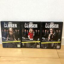 THE CLOSER クローザー DVDセット vol1 2 3 中古DVD レンタル落ち キーラ・セジウィック J・Kシモンズ 動作確認済 送料無料 E3 _画像1