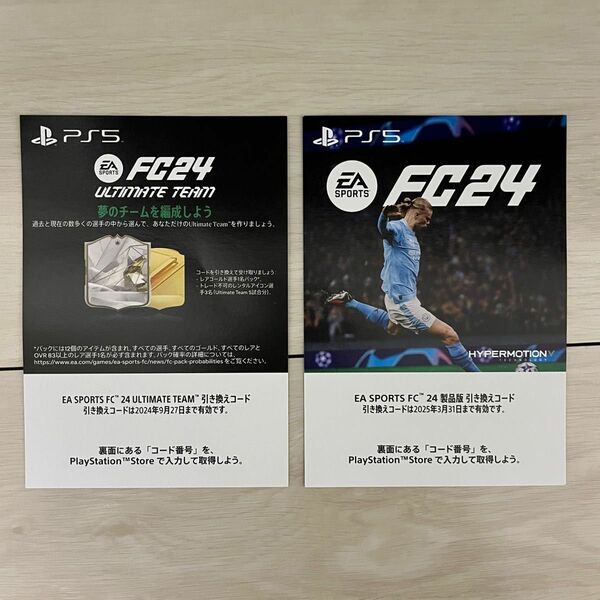 PS5 EA SPORTS FC24 ダウンロード版 プロダクトコード