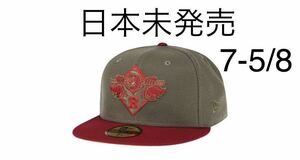 ①新品 海外正規品 日本未発売 NEW ERA 59FIFTY 7-5/8 ROCHESTER RED WINGS OLIVE WINE ニューエラ オリーブ ワインレッド マイナーリーグ