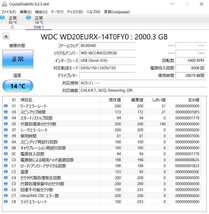 ★Panasonic DIGA DMR-BRX2020純正2TB 修理・換装用HDD WESTERN DIGITAL製 WD20EURX③★_画像2