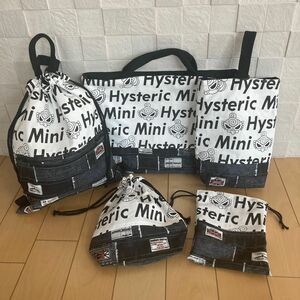 入園入学準備 5点セット ヒスミニ トートバッグ ハンドメイド