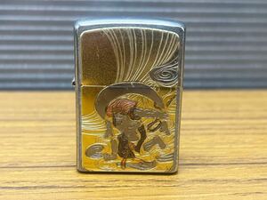 D2965 ZIPPO ジッポー　風神　ライター　2008年　オイルライター　喫煙具　喫煙グッズ