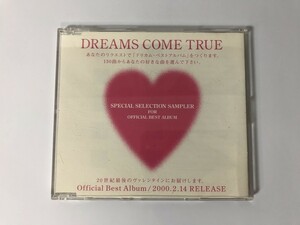 SH280 DREAMS COME TRUE / SPECIAL SELECTION SAMPLER FOR OFFICIAL BEST ALBUM 【CD】 0305