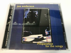 SI100 Jon anderson / Preparation for the songs 【CD】 0318