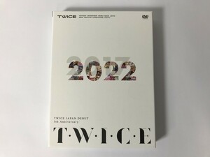 SI119 TWICE / TWICE JAPAN DEBUT 5th Anniversary「T・W・I・C・E」 初回限定版 【DVD】 0315