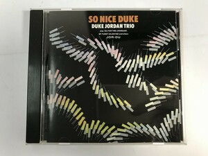 SI336 DUKE JORDAN TRIO / SO NICE DUKE 【CD】 321