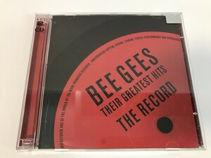 SI374 BEE GEES / GREATEST HITS THE RECORD 【CD】 0326