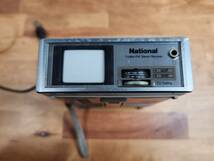 National ナショナル ポータブルテレビ ラジオ・モノクロポータブルテレビ TR-1020 昭和 コンパクトサイズ 1982年製 ジャンク_画像8