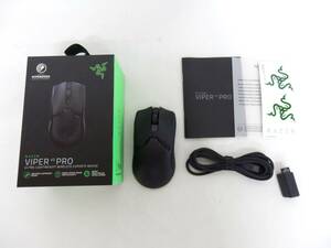 052C705C◆RAZER レイザー VIPER V2 PRO ワイヤレスゲーミングマウス RZ01-04390100-R3A1 中古 動作OK