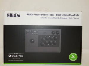 052D430C♪ サイバーガジェット CY-8BDASX-BK 8BitDo Arcade Stick for Xbox Black アーケードスティック 中古 