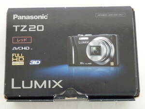 105D484C♪ Panasonic パナソニック LUMIX DMC-TZ20 レッド デジタルカメラ ルミックス 中古