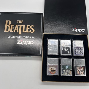 【Y-43】　ZIPPO　未使用　THE BEATLES　ビートルズ　Album Series　ジッポ　オイルライター　喫煙具　6個セット　専用ケース　着火未確認