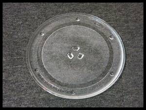 ◇電子レンジ用 ターンテーブル 丸皿 ガラス製 26cm◇3L174