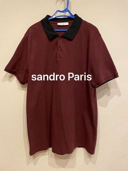 sandro PARIS サンドロ　 半袖 ポロシャツ 半袖ポロシャツ　トップス　襟付き　メンズ