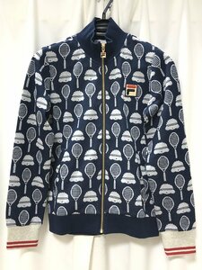 フィラ トラックジャケット レディース テニス VL1861 ラケット・プードル柄 Lサイズ FILA